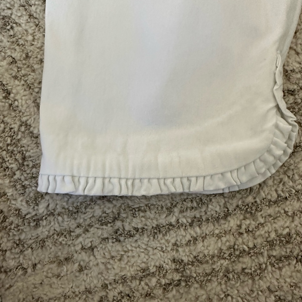 Charter Club Women's stretch Tummy Control Cropped Pants White Size 14 - Picture 8 of 9